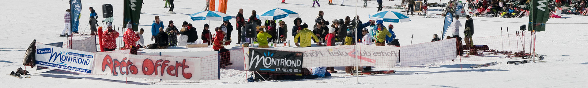 Animations en hiver : apéro sur les pistes