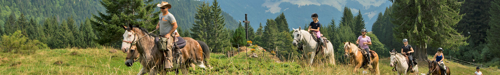 Balade à cheval en Vallée d'Aulps