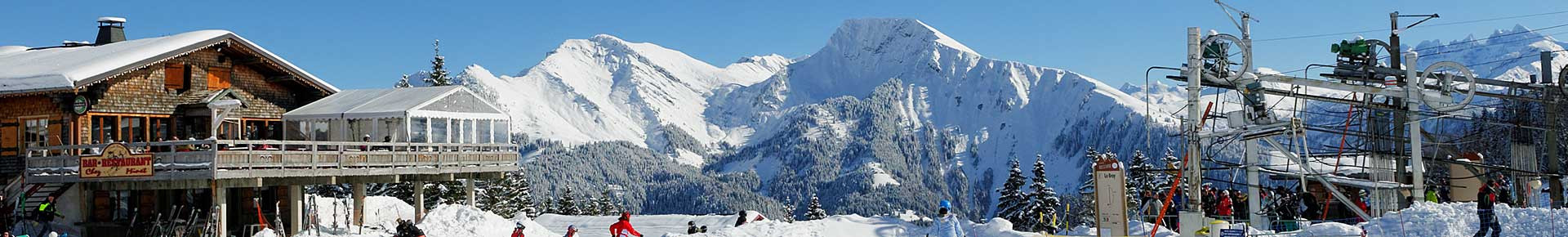 Domaine skiable St Jean d'Aulps Roc d'Enfer