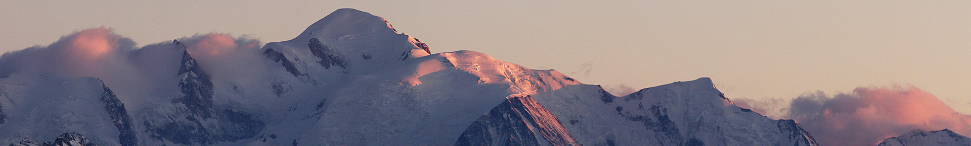 Environs de la Vallée d'Aulps : Le Mont Blanc