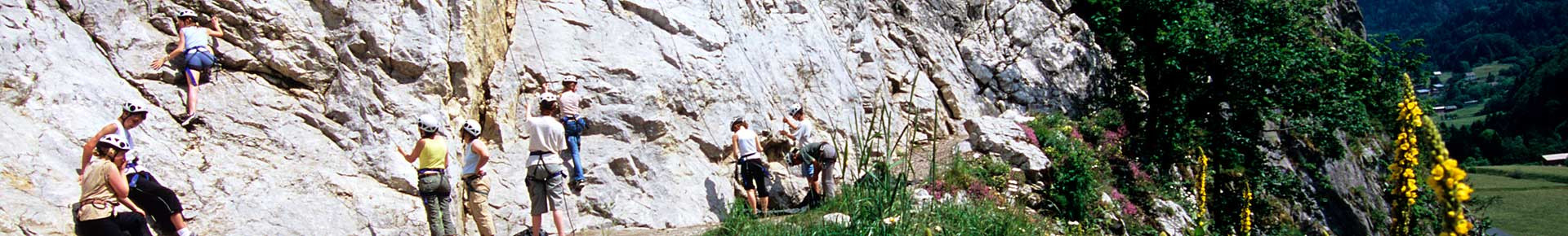 Falaise école de Saint Jean d'Aulps