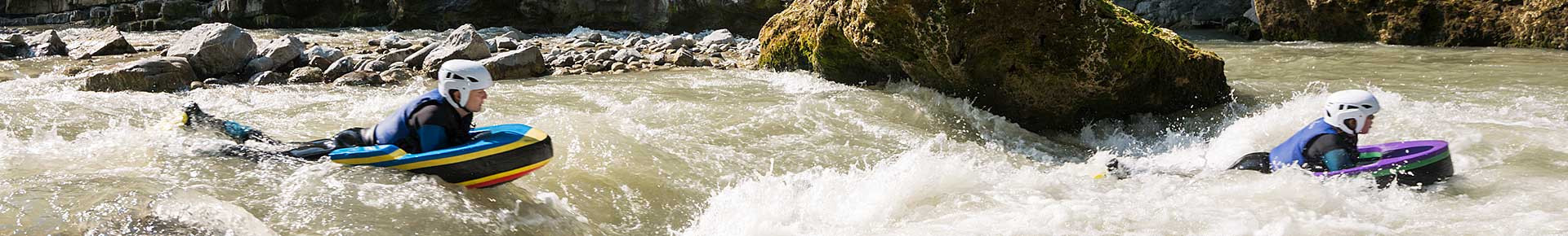 Hydrospeed sur la Dranse