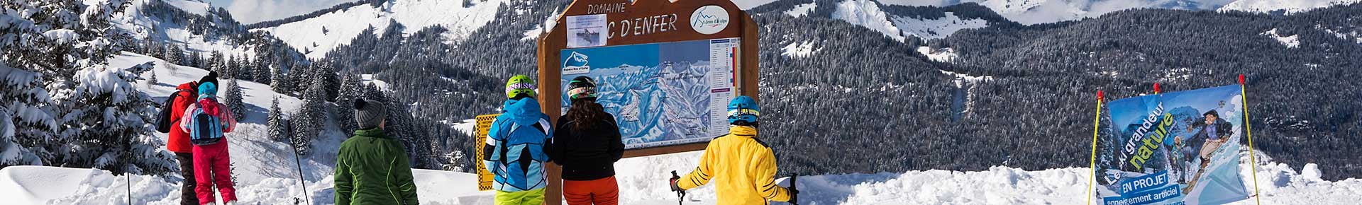 Plan des pistes Roc d'Enfer