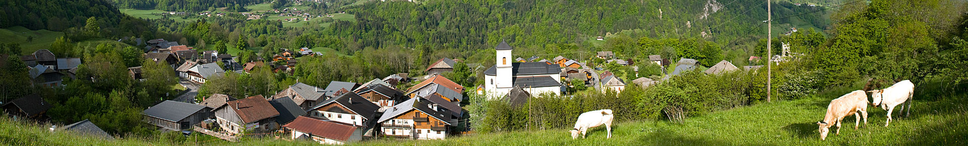 Villages de la Vallée d'Aulps en été