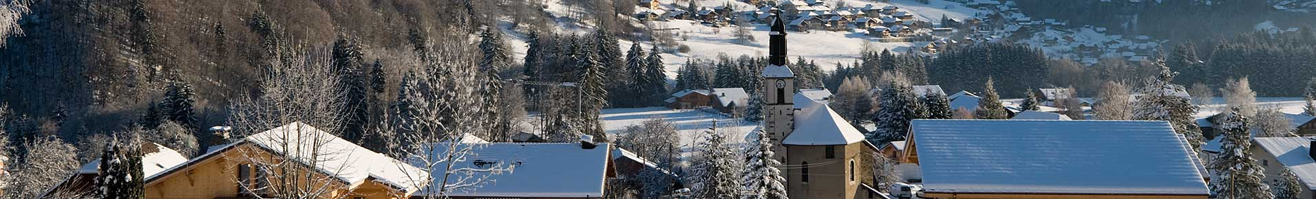 Villages de la Vallée d'Aulps en hiver