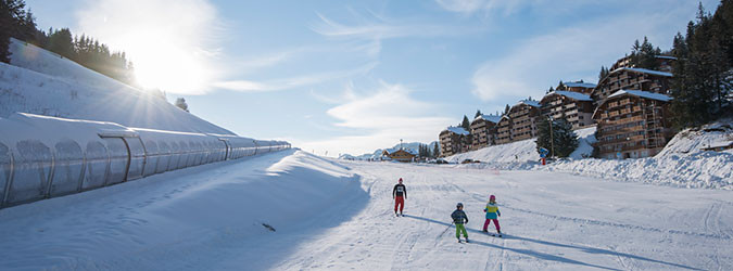 Col du Corbier Beginners’ ski zone