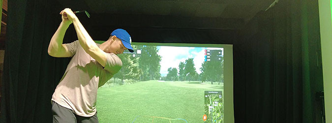 Simulateur de golf