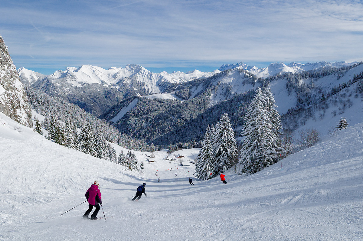 Saint Jean d'Aulps Roc d'Enfer Ski resort