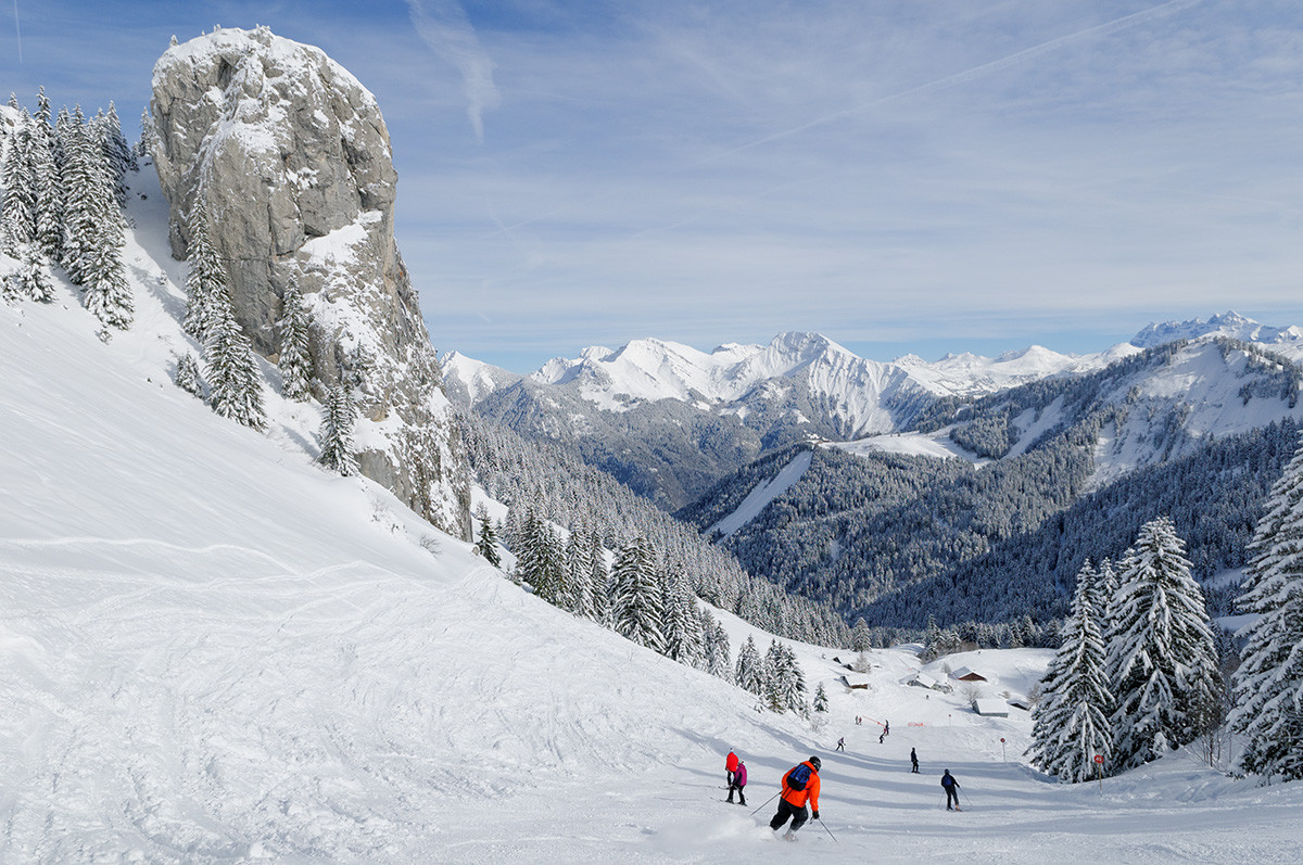 Saint Jean d'Aulps Roc d'Enfer Ski resort