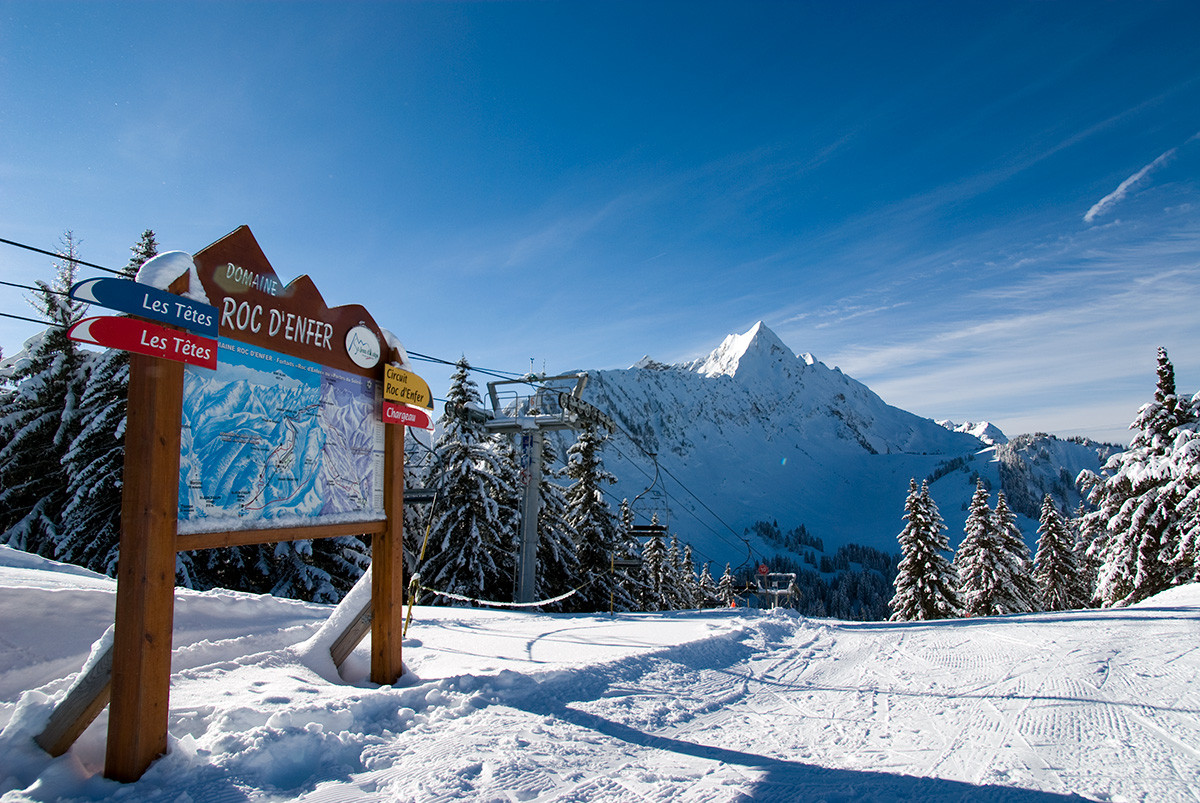 Saint Jean d'Aulps Roc d'Enfer Ski resort