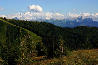 Mont-Blanc depuis le Char des Quais