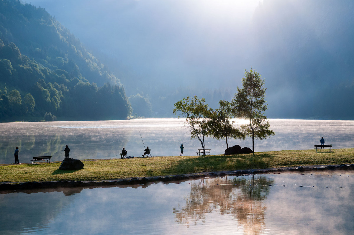 Pêche au lac de Montriond
