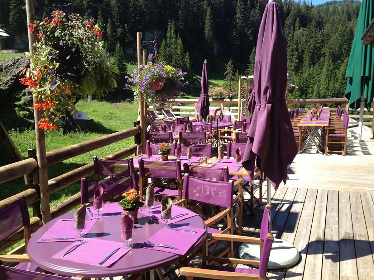 Bar restaurant la Terrasse des Lindarets