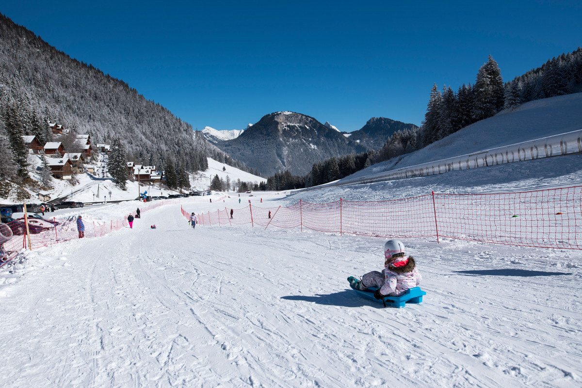 Col du Corbier sledge slope