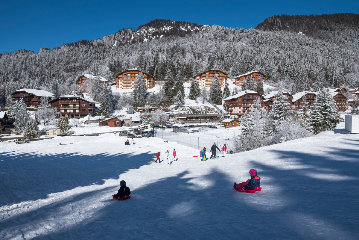 Col du Corbier sledge slope