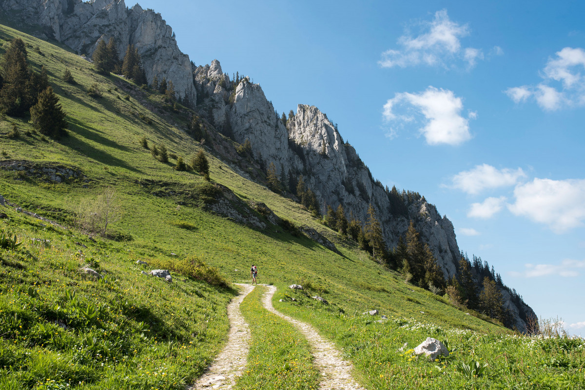 Randonnée jusqu'au au Mont-Ouzon