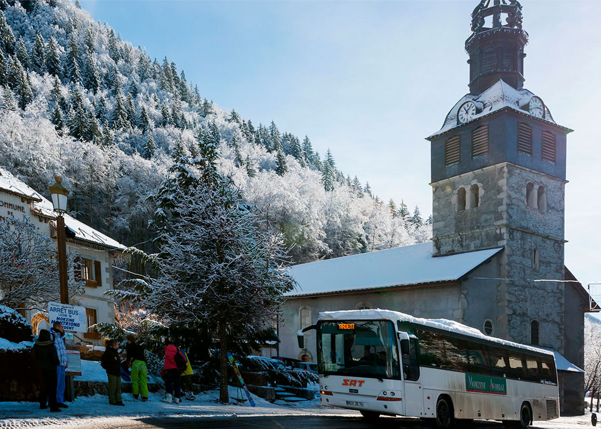 Horaire Navette Montriond Morzine - Hiver 2025/2026 - Ligne M