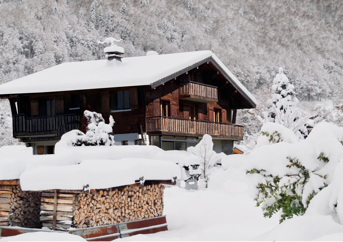 Le Chalet en hiver