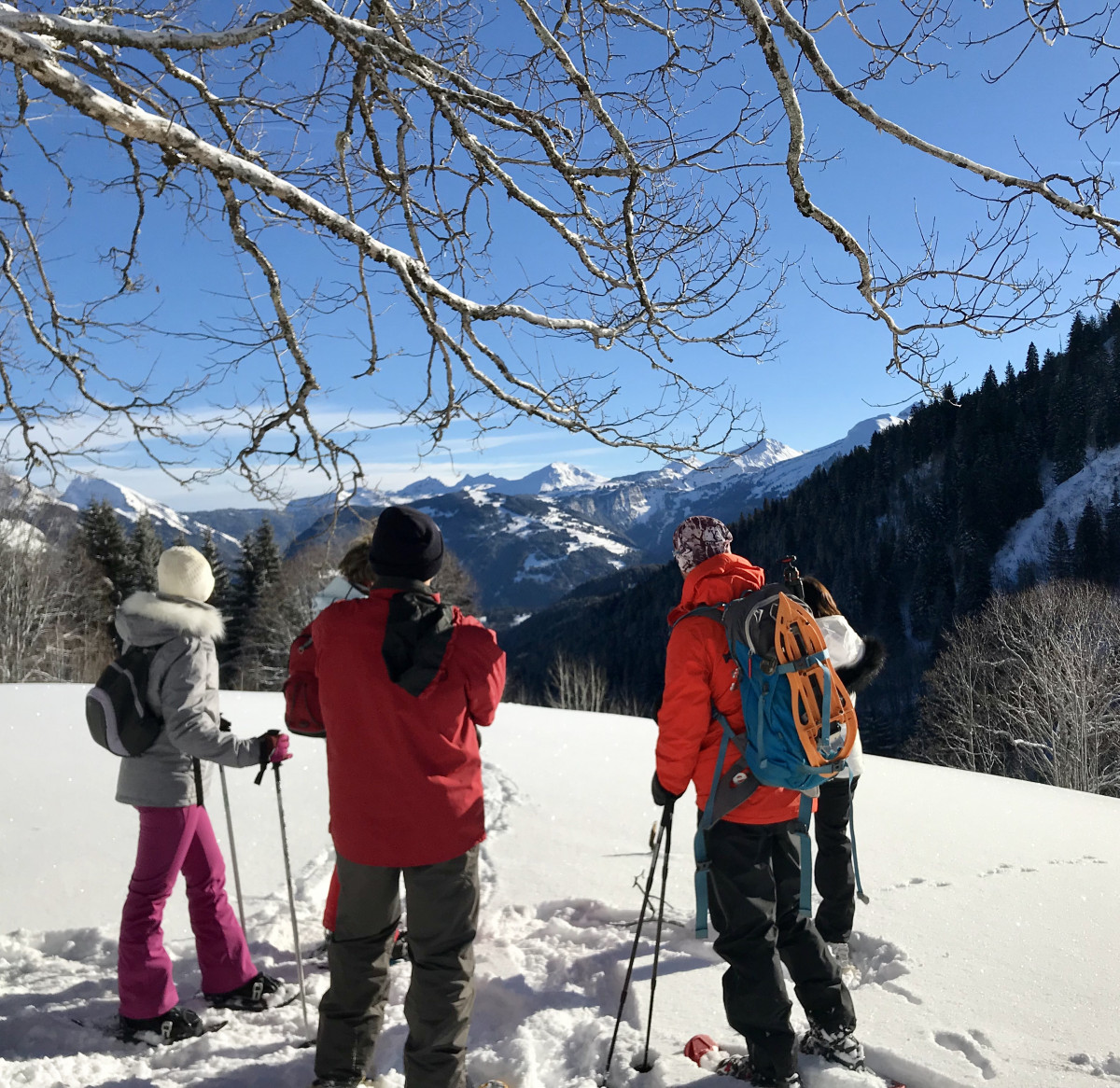 Indiana'Ventures -Sortie en Raquettes