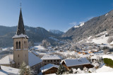Le village de Saint Jean d'Aulps en hiver