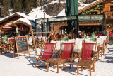 Terrasse enneigée