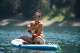 Yoga paddle au Lac de Montriond