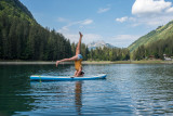 Yoga paddle au Lac de Montriond