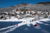 Piste de luge coté forêt
