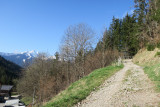Chemin vers la Chaux