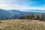Vue sur le lac Léman depuis le sommet