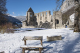 Le cloître en hiver
