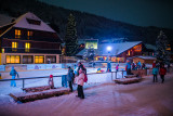 Outside icerink Morzine