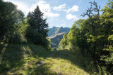 Vue sur le Roc d'Enfer entre le Col de l'Encrenaz et les Paquis Vue sur le Roc d'Enfer entre le Col de l'Encrenaz et les Paquis