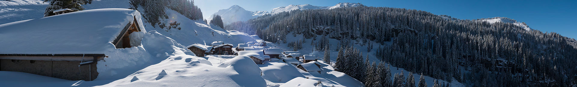 Les Lindarets en hiver