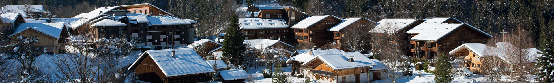 Station de Saint Jean d'Aulps en hiver