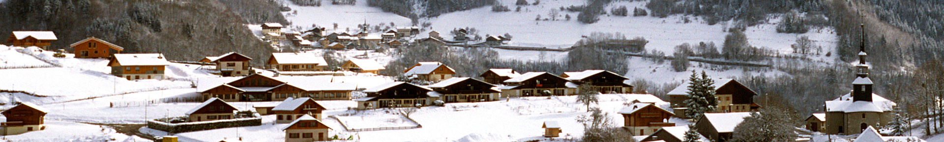 Village de La Vernaz en hiver