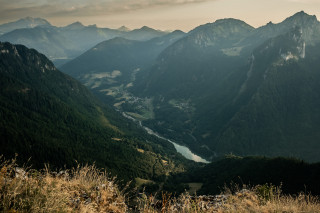 Hiking at Tréchauffé summit