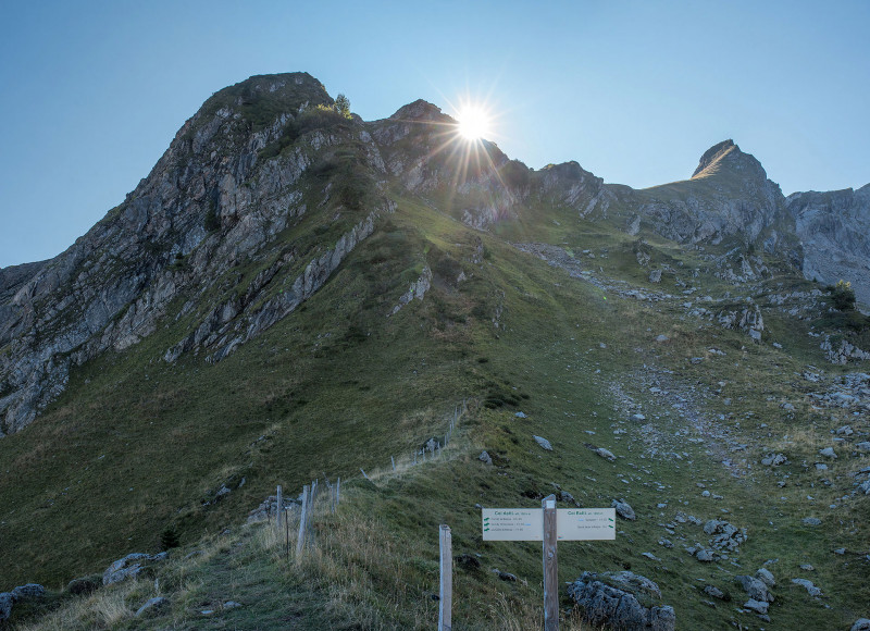 Le col Ratti - © Yvan Tisseyre / OT Vallée d'Aulps Le col Ratti
