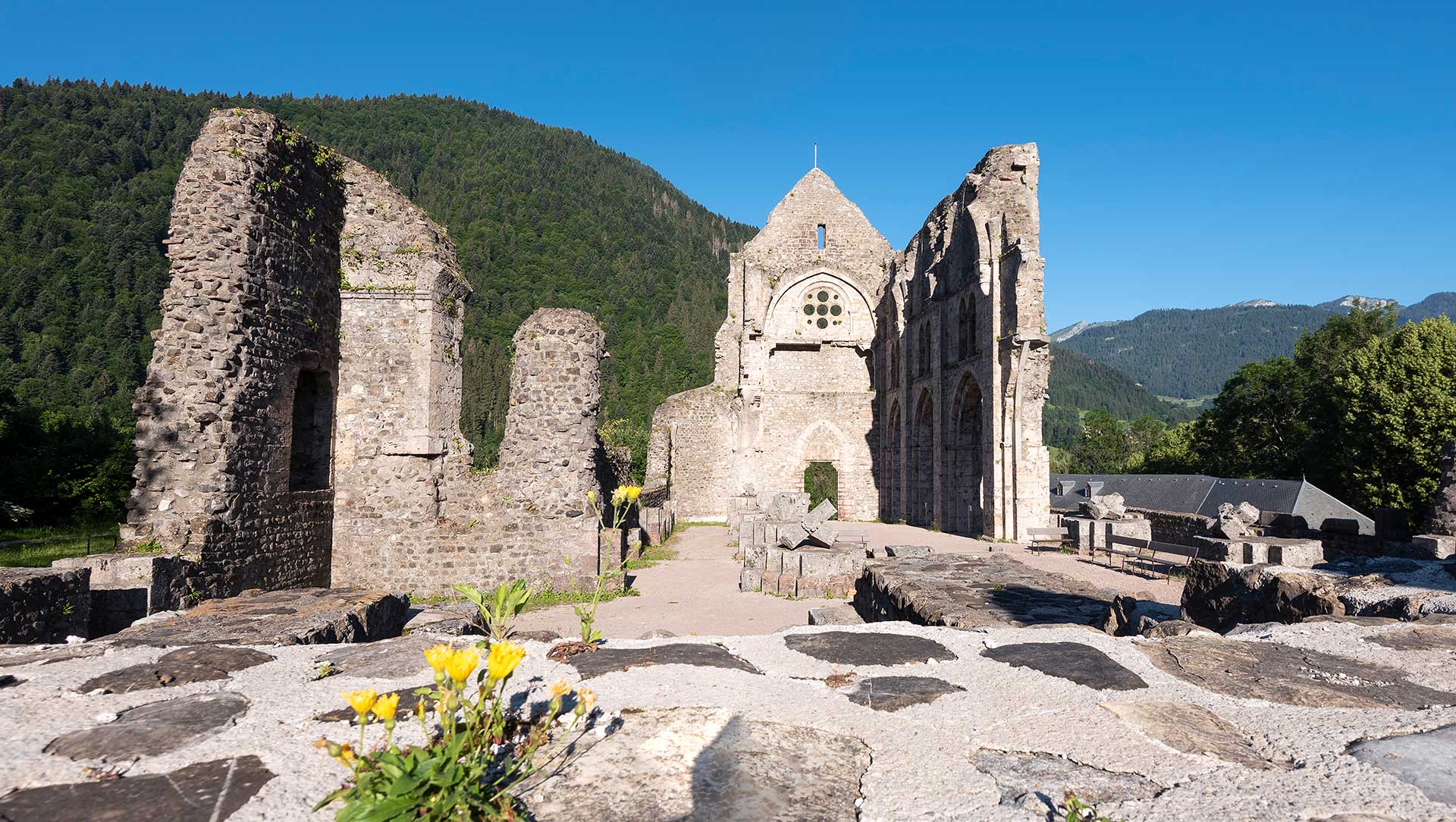 Abbaye d'Aulps : l'abbatiale