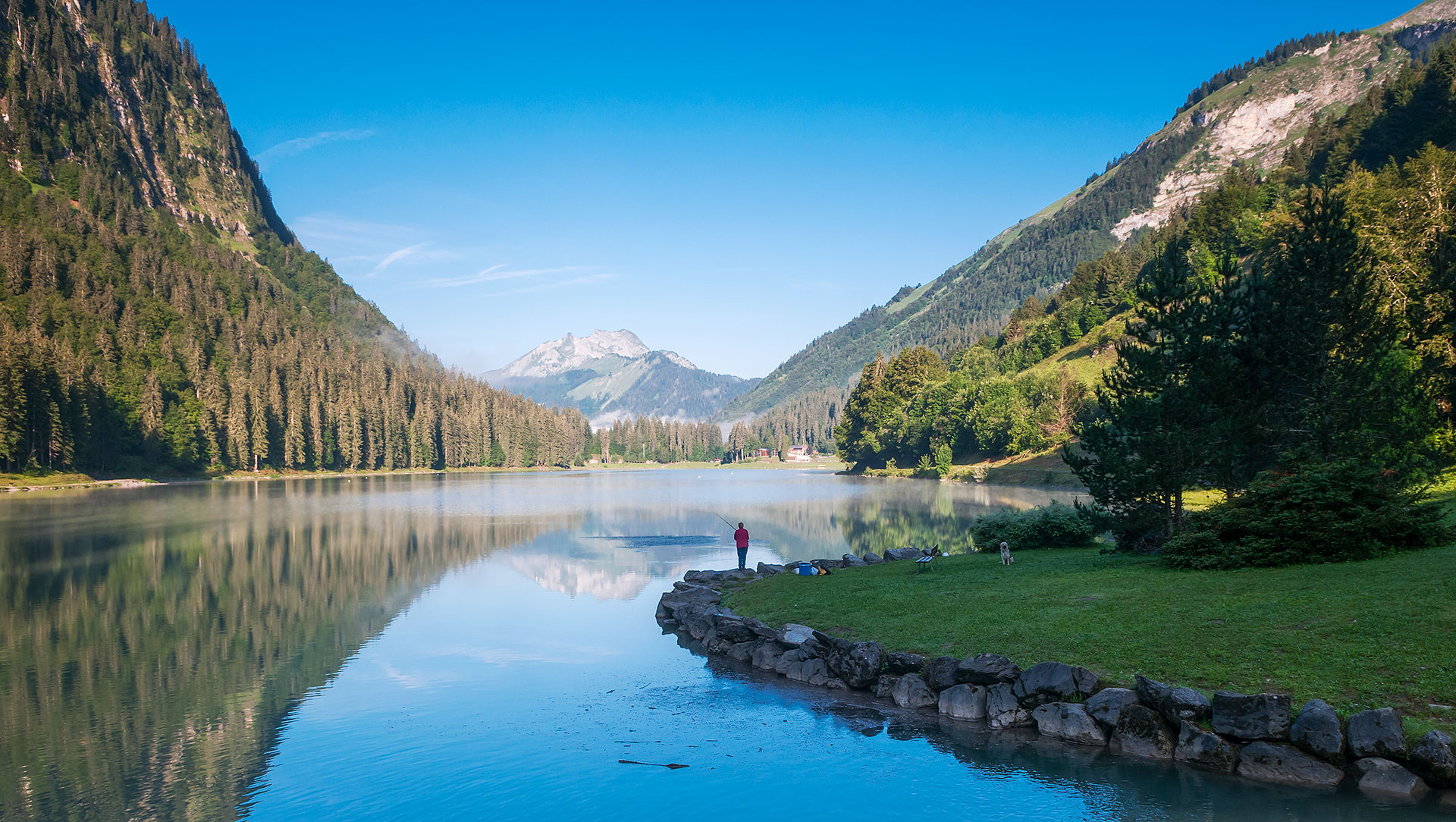 Lac de Montriond : pêche 