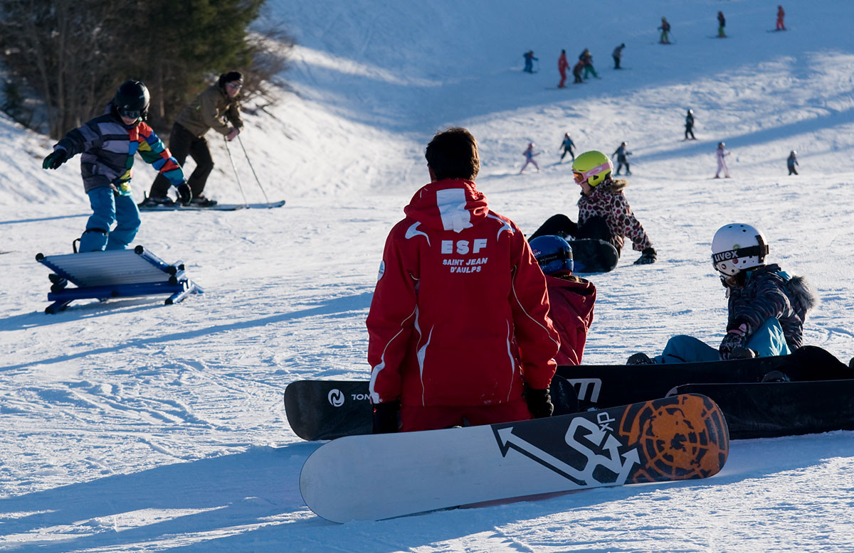 Cours de snowboard