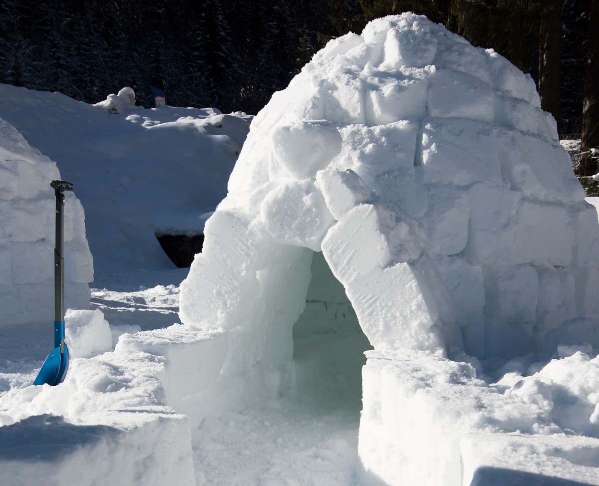 Construction d'igloos