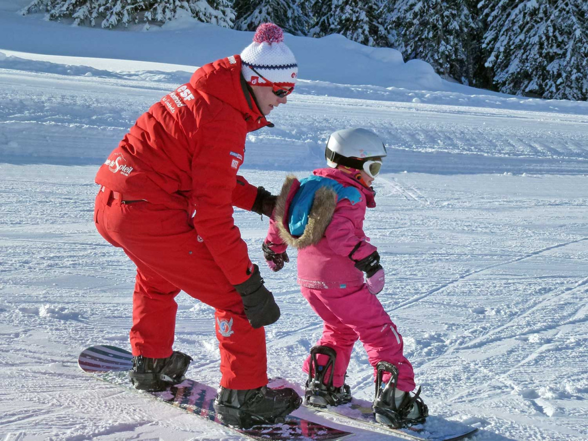 Cours de snowboard