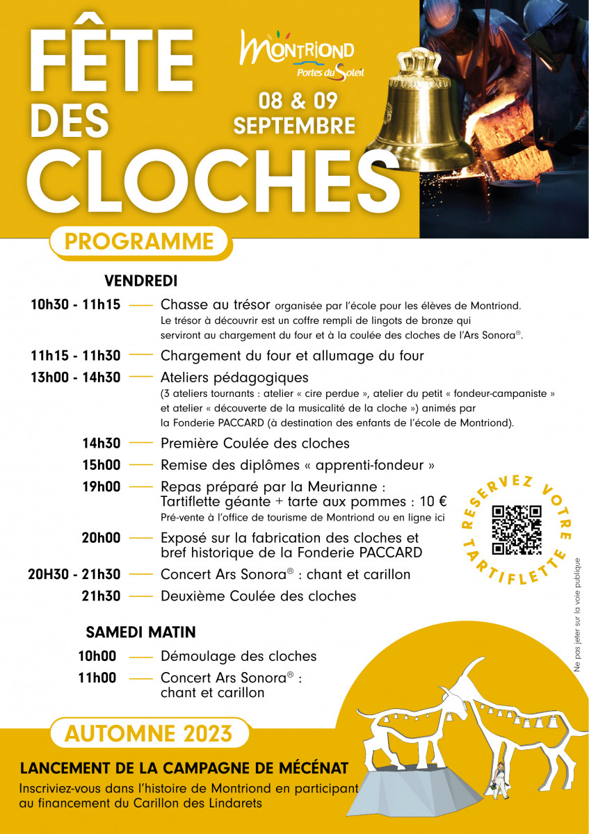 Programme Fête des Cloches Montriond