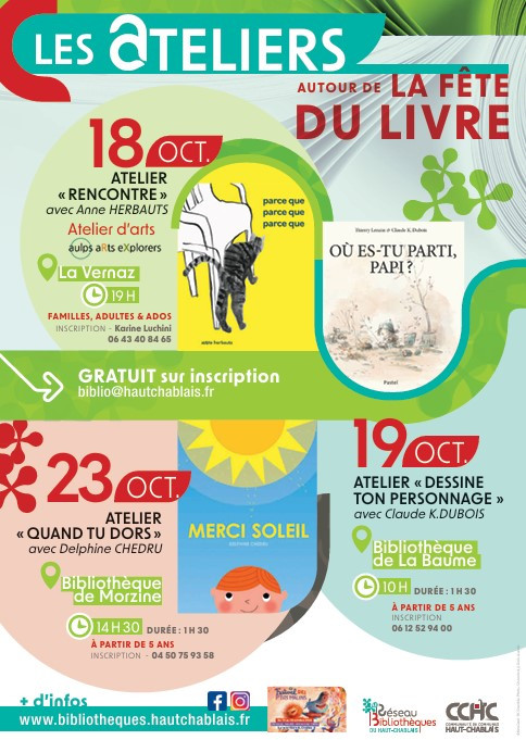 Atelier fête du livre