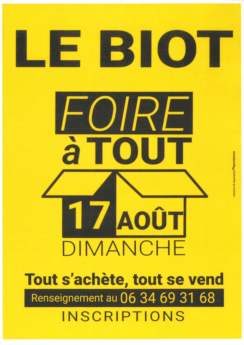 Le Biot FLea Market_Le Biot