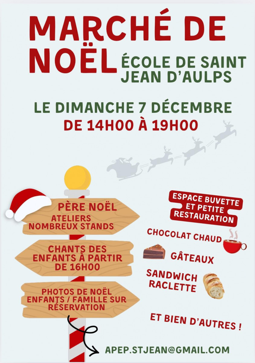 St Jean d'Aulps Christmas Fair_Saint-Jean-d'Aulps - © APE Saint Jean d'Aulps St Jean d'Aulps Christmas Fair_Saint-Jean-d'Aulps