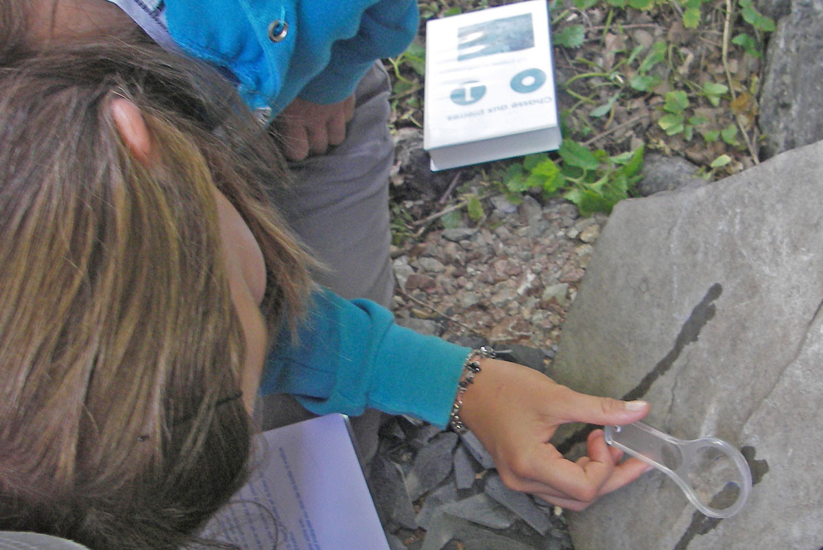 Une chasse aux pierres, géologie et construction