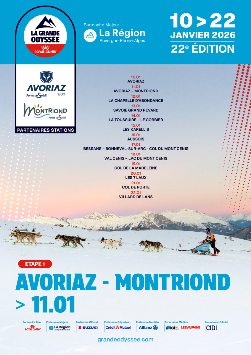 La Grande Odyssée - Passage animée aux lindarets_Montriond