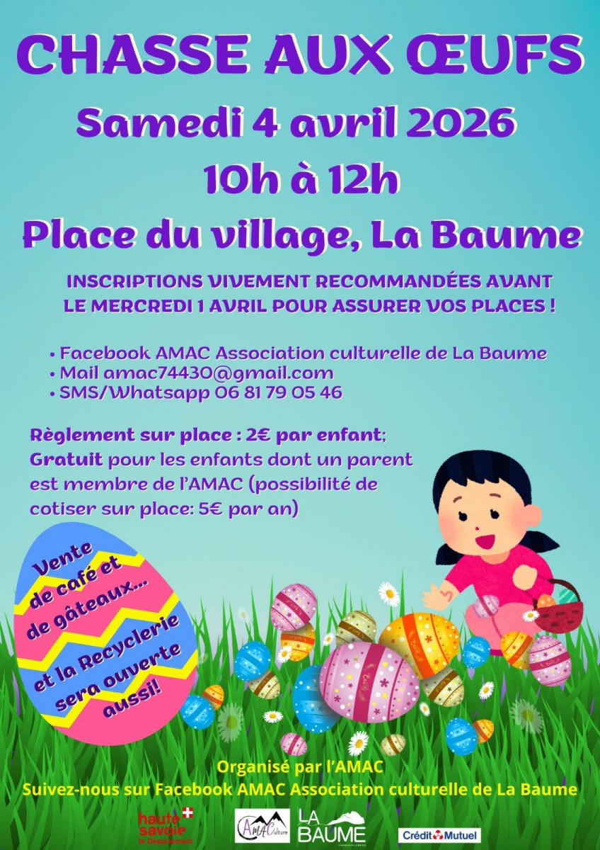 Chasse aux Oeufs à La Baume_La Baume